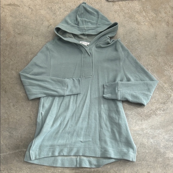 Athleta Sweaters - Athleta Women's Green Hooded Sweater